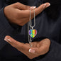 ASD Heart Pendant - Rainbow