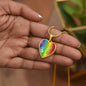 ASD Heart Pendant - Rainbow
