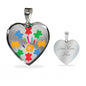 ASD Heart Pendant - Puzzle