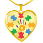 ASD Heart Pendant - Puzzle