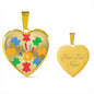 ASD Heart Pendant - Puzzle